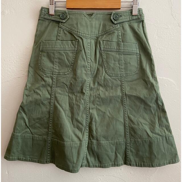 MARC JACOBS(マークジェイコブス)のMARC JACOBS スカート コットン カーキー サイズ2 レディースのスカート(ひざ丈スカート)の商品写真