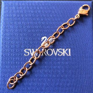 スワロフスキー(SWAROVSKI)のSWAROVSKI スワロフスキー ネックレス アジャスター ピンクゴールド(ネックレス)