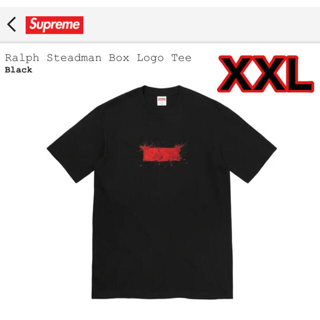 Supreme(シュプリーム)のSupreme Ralph Steadman Box Logo Tee XXL メンズのトップス(Tシャツ/カットソー(半袖/袖なし))の商品写真