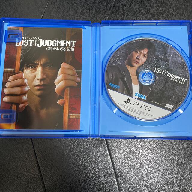 LOST JUDGMENT：裁かれざる記憶 PS5 中古美品 エンタメ/ホビーのゲームソフト/ゲーム機本体(家庭用ゲームソフト)の商品写真