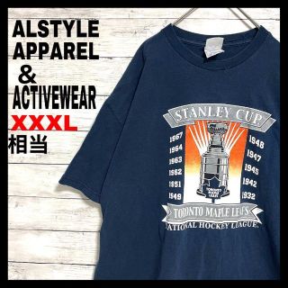 g13US古着 AAA 半袖Tシャツ 北米Stanley Cup アイスホッケー(Tシャツ/カットソー(半袖/袖なし))