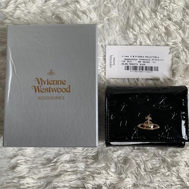 箱付き◆Vivienne Westwood 新品 三つ折りがま口財布◆チェック柄