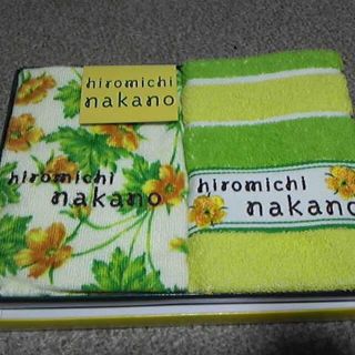 ヒロミチナカノ(HIROMICHI NAKANO)の★★未使用★hiromichi nakano　ハンドタオル２枚セット★★(タオル/バス用品)