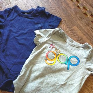 ベビーギャップ(babyGAP)のロンパース2枚セット(ロンパース)