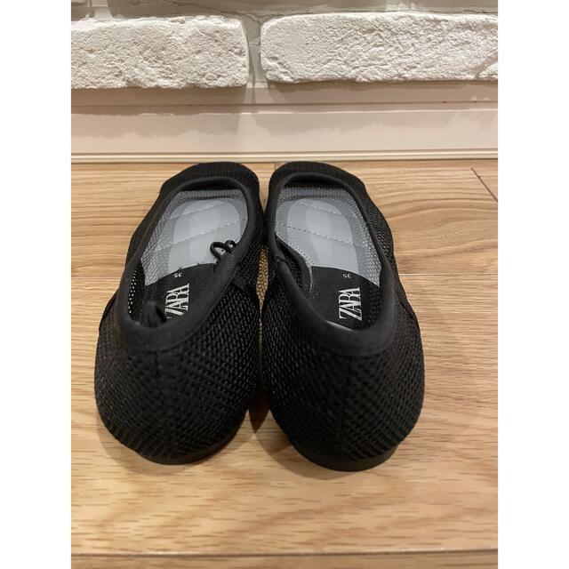 ZARA - 【新品未使用】ZARA メッシュフラットシューズの通販 by