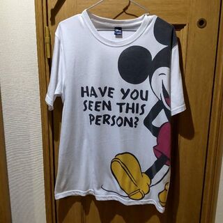 ディズニー(Disney)のディズニー　ミッキーのＴシャツ　サイズＬ(Tシャツ/カットソー(半袖/袖なし))
