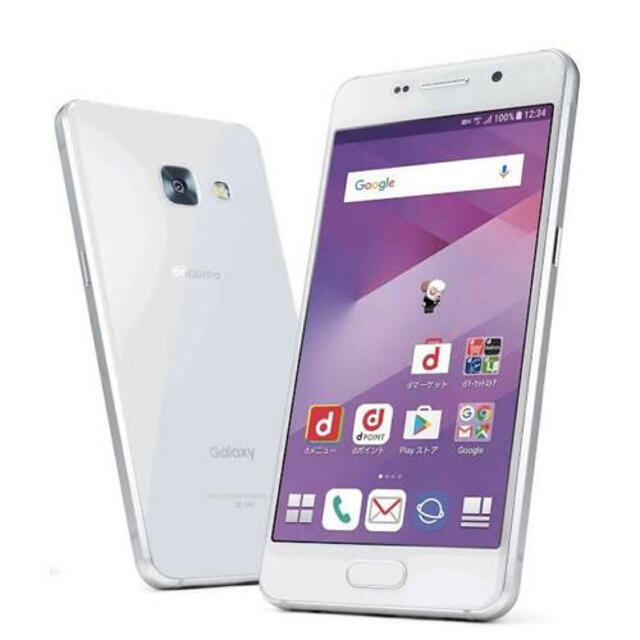 simフリー可 Galaxy Feel White 32 GB docomoスマートフォン/携帯電話