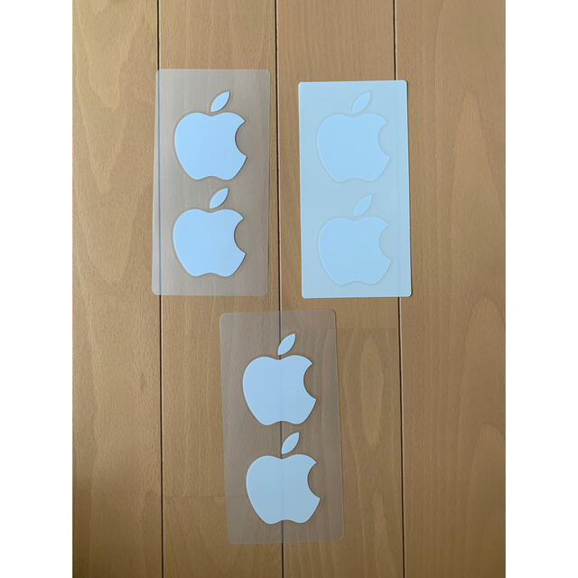 Apple(アップル)のApple シール ステッカー　3枚セット スマホ/家電/カメラのスマホアクセサリー(その他)の商品写真