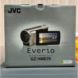 ビクター(Victor)のJVC Everio ハイビジョンメモリームービー GZ-HM670-N(ビデオカメラ)