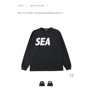 ウィンダンシー(WIND AND SEA)のWIND AND SEA L/S T-SHIRT / BLACK-SILVER (Tシャツ/カットソー(半袖/袖なし))