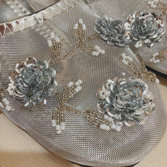 mystic - ベトナム ビーズ メッシュ サンダル 花 シースルー シルバーの通販 by nono's shop|ミスティックならラクマ mystic - ベトナム ビーズ メッシュ サンダル 花 シースルー シルバーの通販 by nono's shop|ミスティックならラクマ