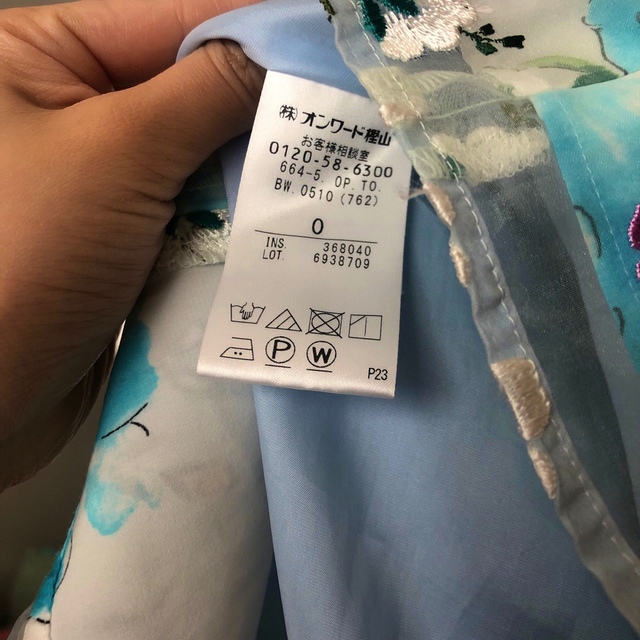 TOCCA - ☆最終価格☆ SPRAY MUM ドレス 水色 0サイズの通販 by