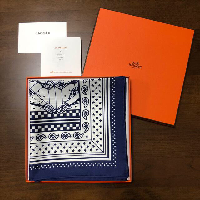 HERMES エルメス バンダナ  ジグザグのサングル