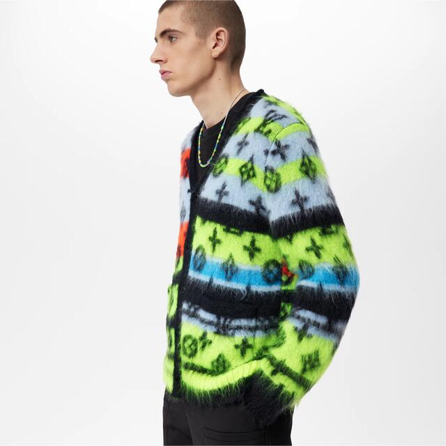 LOUIS VUITTON - louis vuitton 22aw モノグラムモヘアカーディガンの