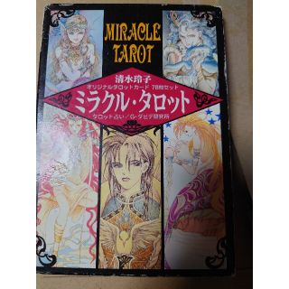 ハクセンシャ(白泉社)の【レア】清水玲子のオリジナルタロットカード(小アルカナのみ56枚)マニュアル本付(カード)