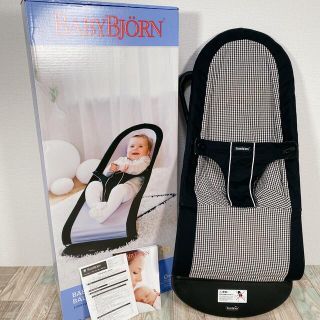 ベビービョルン(BABYBJORN)の《USED美品》ベビービョルン ベビーシッター バランス バウンサー チェック柄(その他)