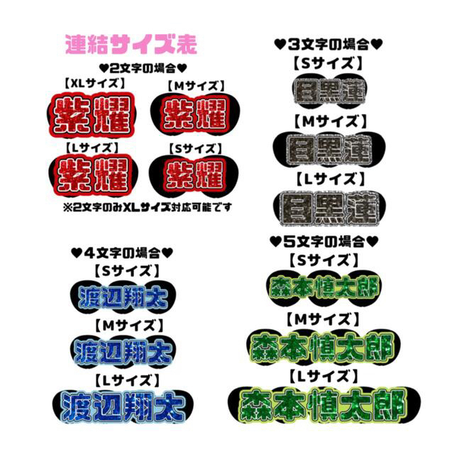 10月上旬まで【K】さま専用ページ　オーダー 名前 うちわ 文字 連結 パネル