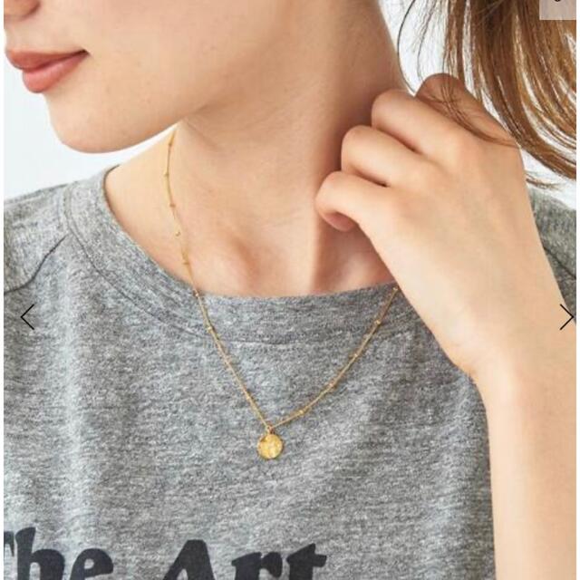 マリハ スタッドチェーンネックレス コインネックレス 美品