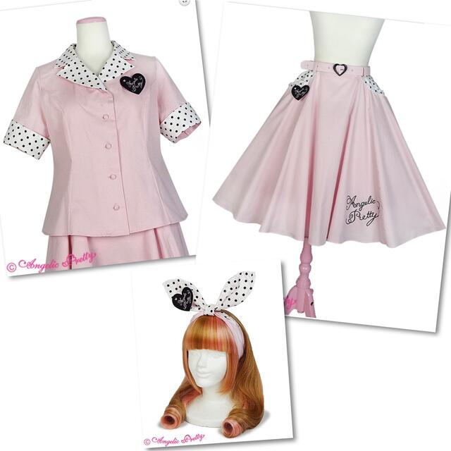Angelic Pretty - 【4点set】Milkshake シリーズ【pink】の通販 Angelic Pretty - 【4点set】Milkshake シリーズ【pink】の通販