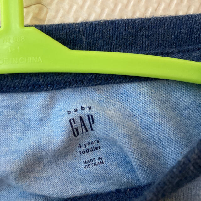 babyGAP(ベビーギャップ)のGAPロンパース　半袖Tシャツお揃い キッズ/ベビー/マタニティのベビー服(~85cm)(ロンパース)の商品写真