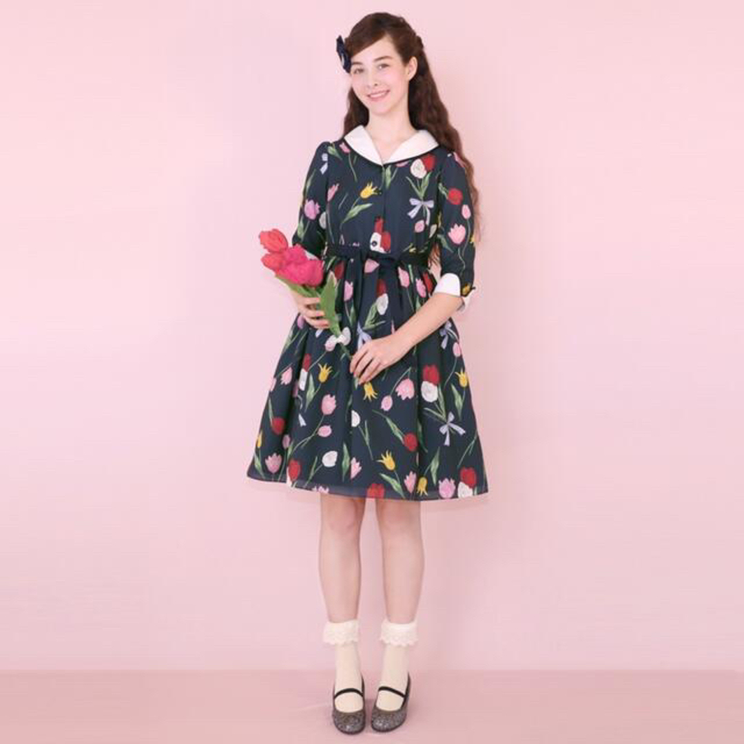 Emily Temple cute(エミリーテンプルキュート)のtulip ワンピース　エミキュ レディースのワンピース(ひざ丈ワンピース)の商品写真