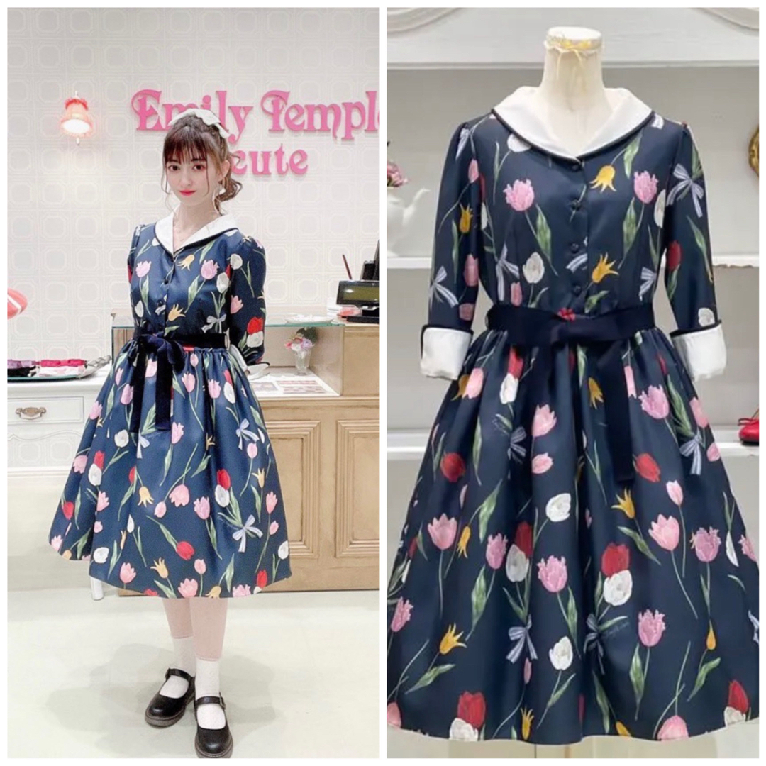 Emily Temple cute - tulip ワンピース エミキュの通販 by 新宿三丁目