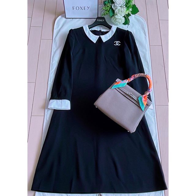 極美品!FOXEYブディックしプレワンピース 40 Rene eshancci.org