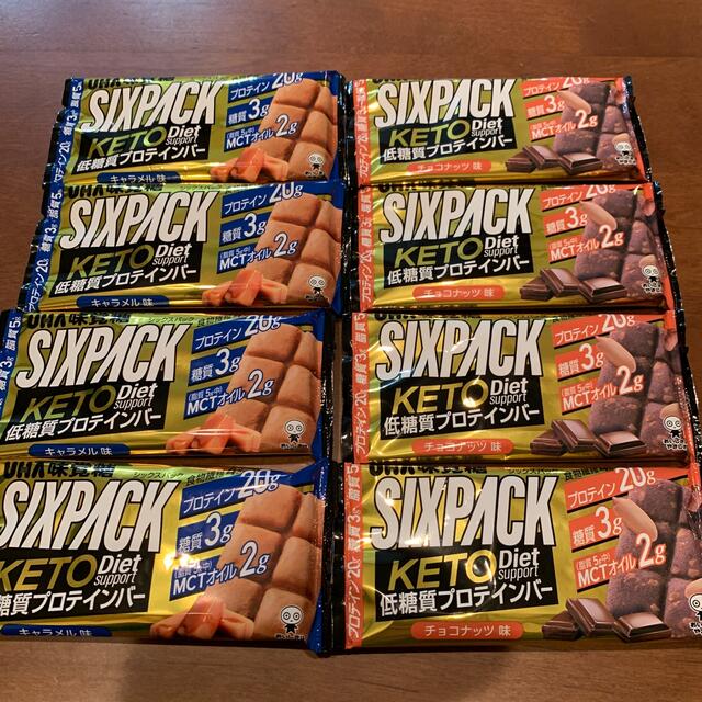 UHA味覚糖(ユーハミカクトウ)のSIXPACK プロテインバー　8個 食品/飲料/酒の健康食品(プロテイン)の商品写真