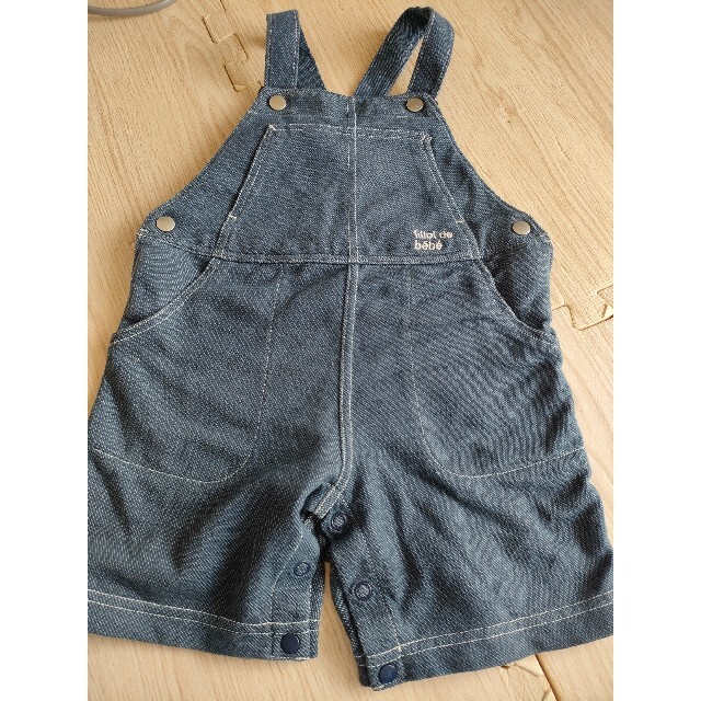 BeBe(ベベ)のべべ　サロペット　９０センチ キッズ/ベビー/マタニティのキッズ服男の子用(90cm~)(パンツ/スパッツ)の商品写真