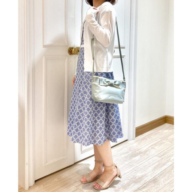 まぁちゃん様専用】BICOLOR RIBBON ポシェット バッグ-