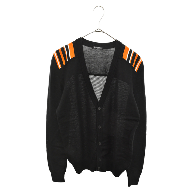 BALMAIN バルマン 15SS ショルダー切り替えニットカーディガン