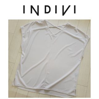 インディヴィ(INDIVI)のINDIVI フレンチスリーブブラウス(シャツ/ブラウス(半袖/袖なし))