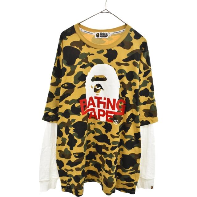 A BATHING APE(アベイシングエイプ)のA BATHING APE アベイシングエイプ 長袖Tシャツ メンズのトップス(Tシャツ/カットソー(七分/長袖))の商品写真