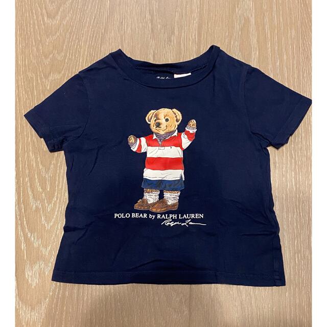 POLO RALPH LAUREN(ポロラルフローレン)のポロベア　ラルフローレン　Tシャツ　ネイビー　85 キッズ/ベビー/マタニティのベビー服(~85cm)(Ｔシャツ)の商品写真