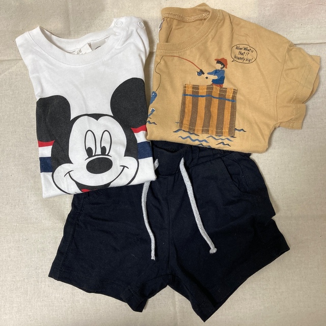 半袖Tシャツ　3点おまとめ キッズ/ベビー/マタニティのキッズ服男の子用(90cm~)(Tシャツ/カットソー)の商品写真