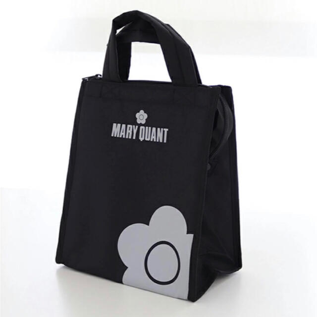 MARY QUANT(マリークワント)の❤️✳︎マリークワント・デイジー保冷バッグ✳︎❤︎✳︎新品未使用・ブラック レディースのバッグ(エコバッグ)の商品写真