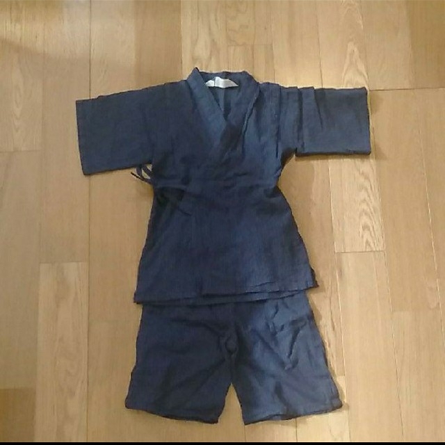 綿100%　甚平　男の子　120cm キッズ/ベビー/マタニティのキッズ服男の子用(90cm~)(甚平/浴衣)の商品写真