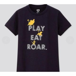 ユニクロ(UNIQLO)のライオンキング　ユニクロ Tシャツ　110 シンバ  プンバァ　ティモン(Tシャツ/カットソー)