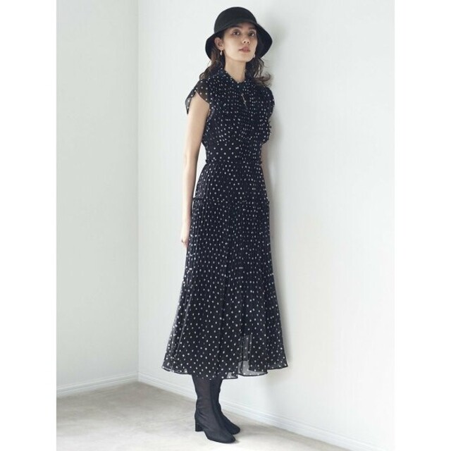 SNIDEL - SNIDEL プリーツプリントワンピース ◆新品未開封