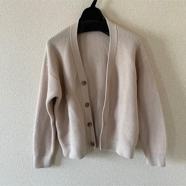 UNIQLO ユニクロ カーディガン 140 ベージュの通販 by yu |ユニクロならラクマ カーディガン 140 ユニクロ