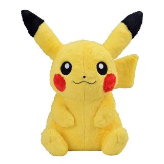 ポケモン(ポケモン)の【新品タグ付き】ピカチュウおっきいふわふわぬいぐるみ(キャラクターグッズ)