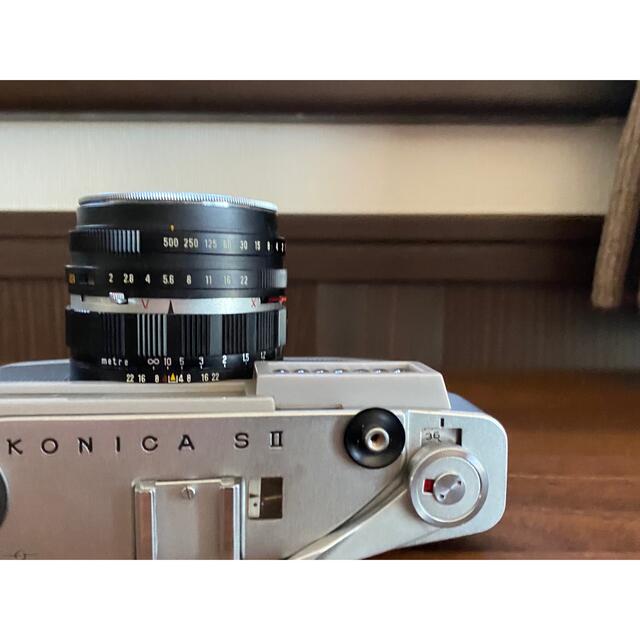 KONICA SⅡ レトロ　お洒落な　フィルムカメラ