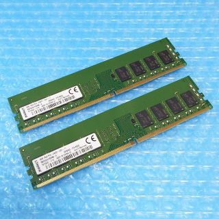 Kingston 16GB (8GBx2) DDR4-2400 美品 #788(PCパーツ)