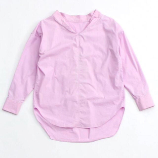 美品💕#ALIQUAM  Vネック オーバーシャツ lotus pink 38(Tシャツ(半袖/袖なし))