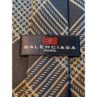 バレンシアガ(Balenciaga)の【BALENCIAGA】美品　ネクタイ　高級感あるチェック柄(ネクタイ)