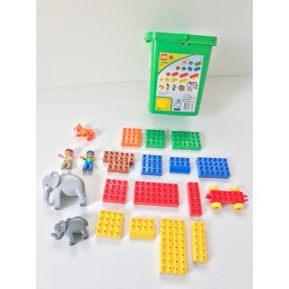 レゴ(Lego)の美品 LEGO duplo レゴブロック ぞうさんのバケツ トラック(積み木/ブロック)