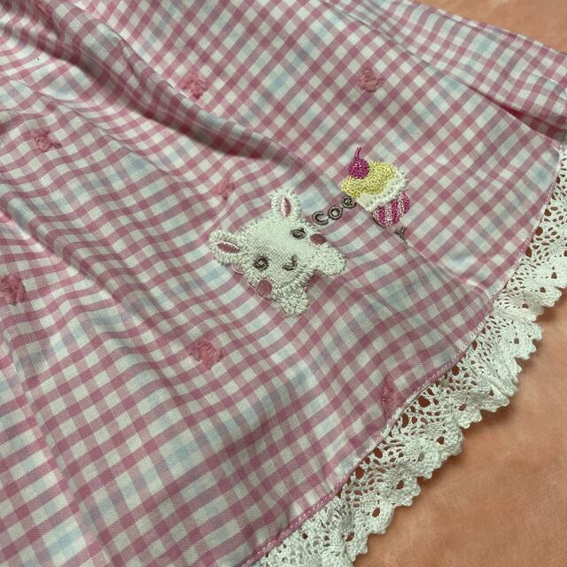 coeur a coeur(クーラクール)のクーラクール　ワンピース　カップケーキ　95 キッズ/ベビー/マタニティのキッズ服女の子用(90cm~)(ワンピース)の商品写真