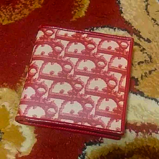 Dior トロッター赤 2つ折り財布