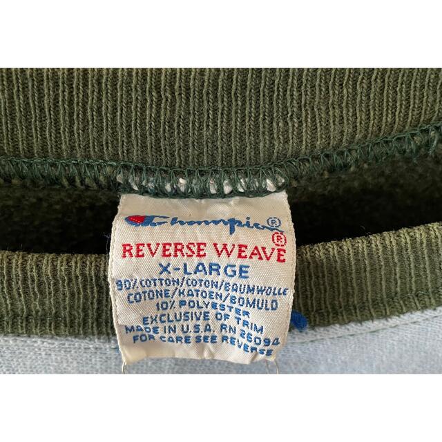 Champion - レアカラー リバースウィーブ ツートン バイカラー モス
