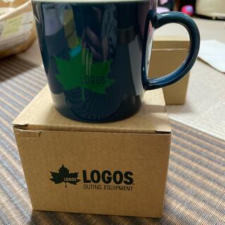 ロゴス(LOGOS)の非売品 LOGOS マグカップ グリーン(グラス/カップ)